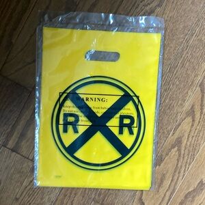Railroad themed party bags. Pack of 12.